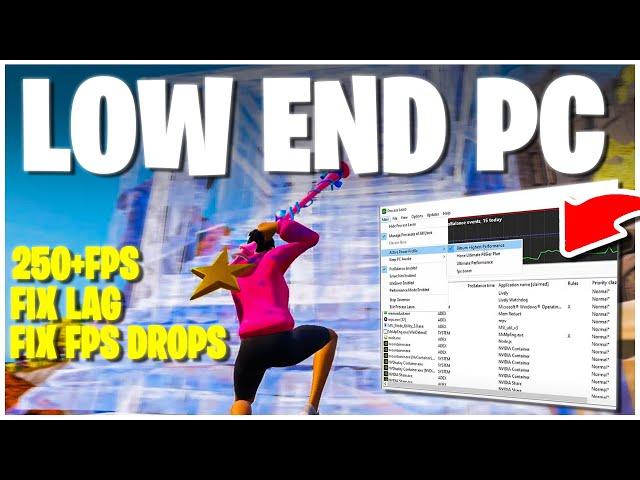 How To BOOST FPS On LOW END PC in Fortnite Chapter 4  ( Fix Delay & Fix Stutters ) 