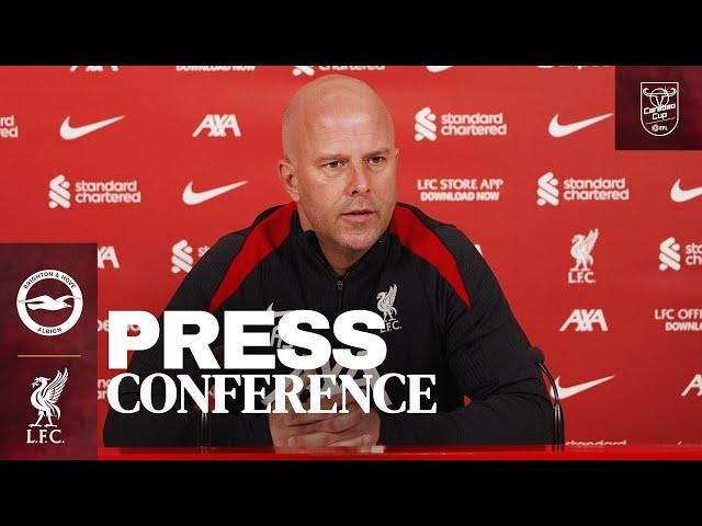 Carabao Cup Press Conference: Brighton vs Liverpool | Arne Slot