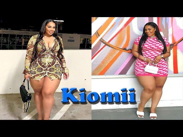 Kiomii - American plus-size fashion model | brand ambassador, body-positive activist