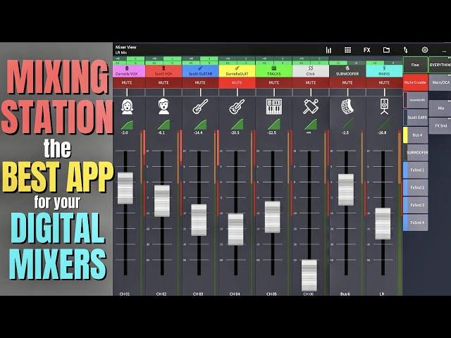 MIXING STATION - The BEST App For DIGITAL MIXERS