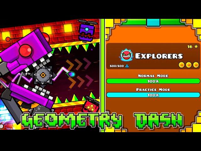 "Explorers" By @MATHIcreatorGD & SwitchStepGD [Me] | Official Showcase | Geometry Dash [2.2] [4K]