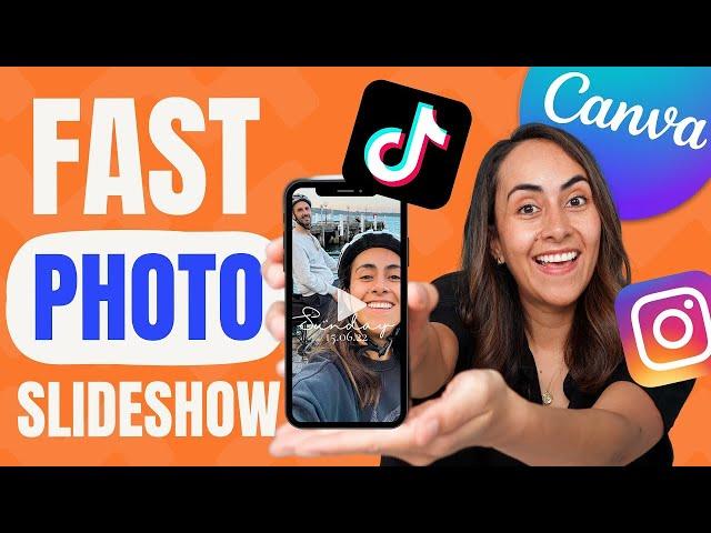 How to create a TikTok Video using Photos [from Canva Mobile App!]