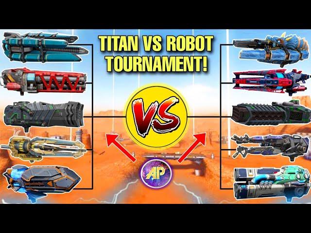  ROBOT VS TITAN WEAPONS TOURNAMENT || WAR ROBOTS WR || UPDATED COMPARISON ||