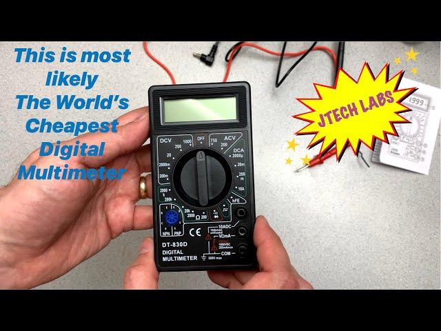 DT-830D Digital Multimeter aka the world's cheapest digital multimeter