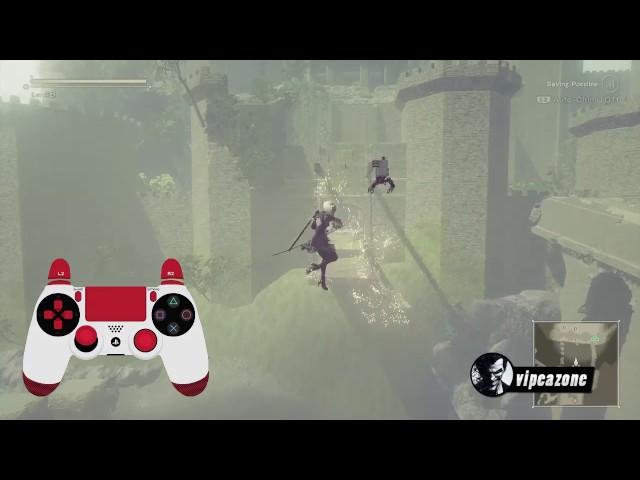 NieR: Automata - 2 Types of Long Jump Tutorial (Gamepad Guide)