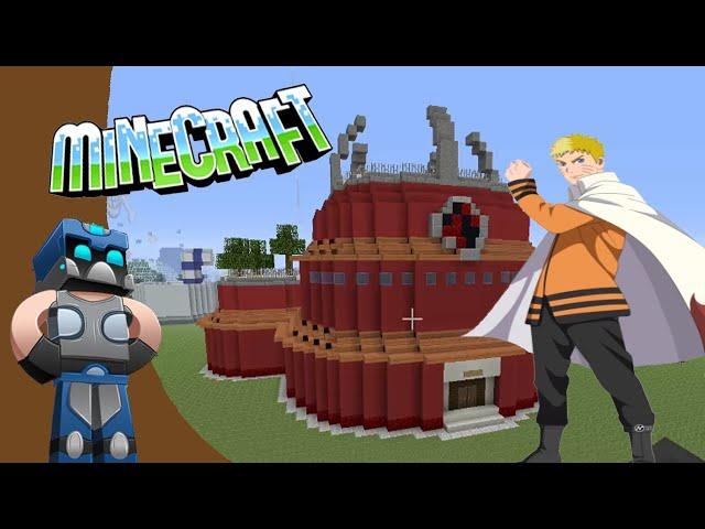 Edificio Hokage Tutorial Minecraft Naruto / Como hacer el edificio Hokage en Minecraft