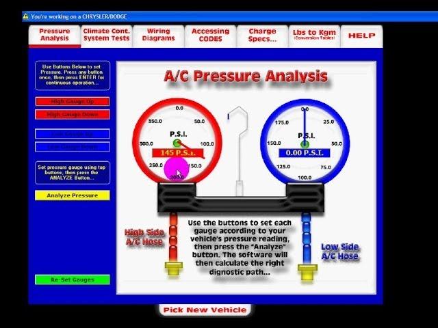 Automotive HVAC Pressure Diagnostics