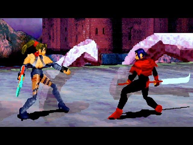 Toshinden S (1995) Sofia RETSUDEN MODE Playthrough (SEGA Saturn) iPlaySEGA