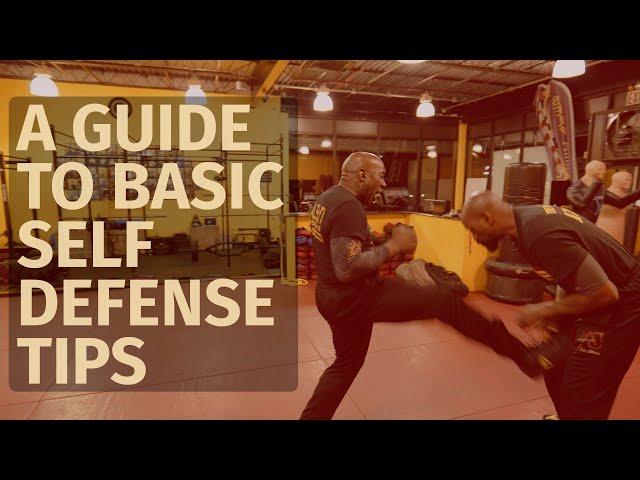 A Guide To Basic Self Defense Tips - Self Defense Techniques