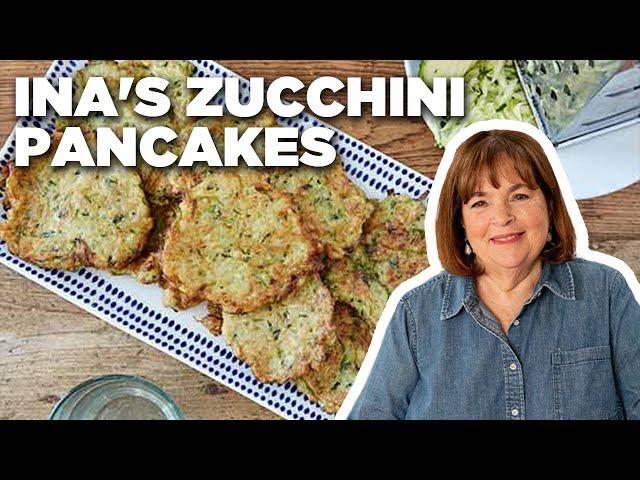 Ina Garten's Zucchini Pancakes | Barefoot Contessa | Food Network