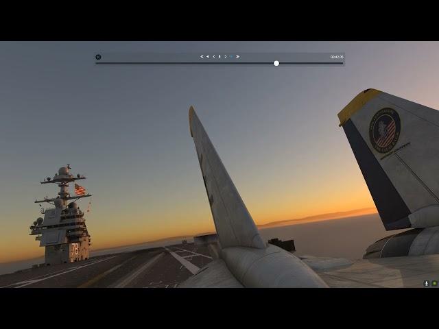 X Plane 12 doing the top gun takeoff...