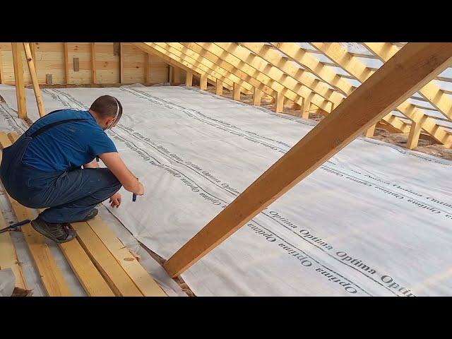 5. Ceiling insulation. Пароизоляция. Утепление потолка