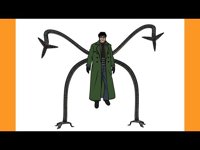 How to Draw DOCTOR OCTOPUS | Spider-Man: No Way Home