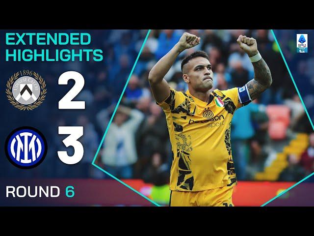 UDINESE-INTER 2-3 | EXTENDED HIGHLIGHTS | SERIE A 2024/25