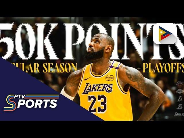 LeBron James, nilagpasan na ang 50K career points landmark