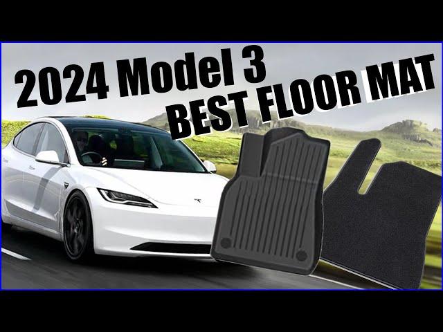 2024 Tesla Model 3 (Highland) Floor Mat Comparison - Yeslak vs OEM vs Amazon