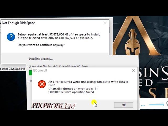 How To Fix Assassin's Creed Odyssey Unable To Load Library dbdata.dll Error |  fix error