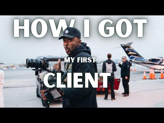 How I got my first client as a freelance videographer