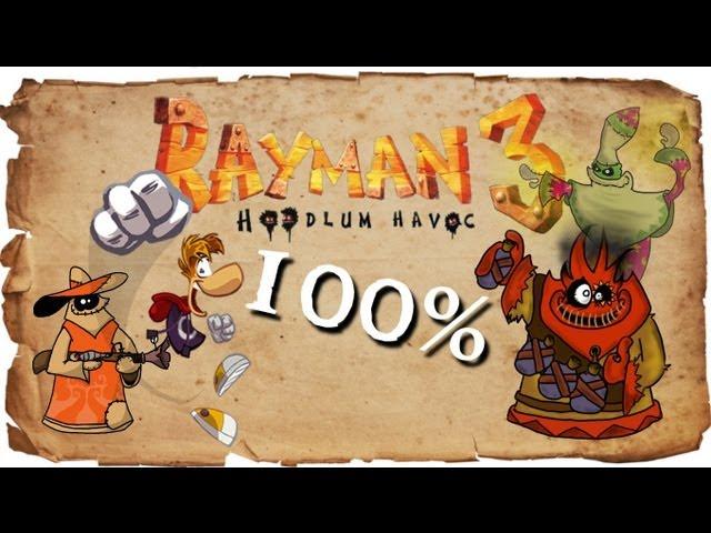 Rayman 3: Hoodlum Havoc - FULL 100% Walkthrough - ALL Cages [1080p]