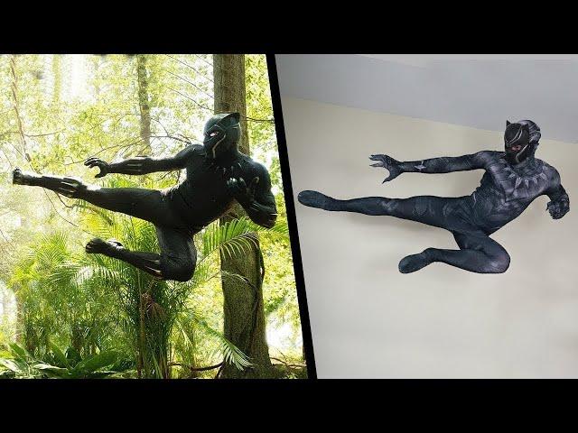 I Tried Black Panther Stunts In Real Life! (Wakanda Forever)