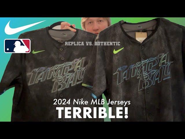 The Nike MLB Jerseys are TERRIBLE! // Replica vs Authentic Jersey Review and Comparison