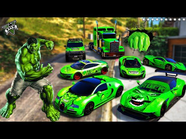 GTA 5 - Stealing Hulk Supercars with Franklin! (Real Life Cars #36)