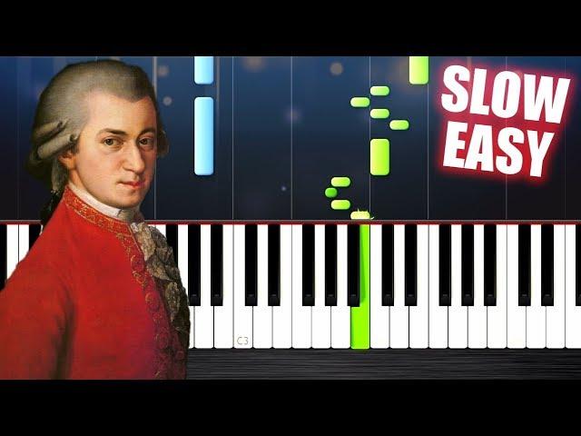 Mozart - Turkish March - SLOW EASY Piano Tutorial by PlutaX