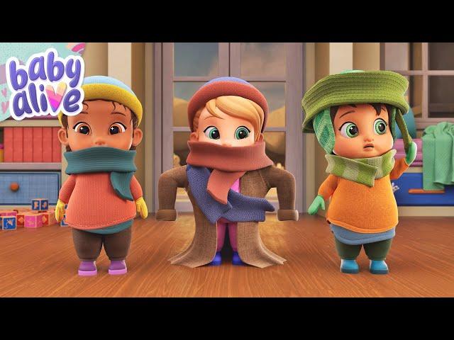 The Babies Snow Fight Day ️ Baby Alive Official  Family Kids Cartoons