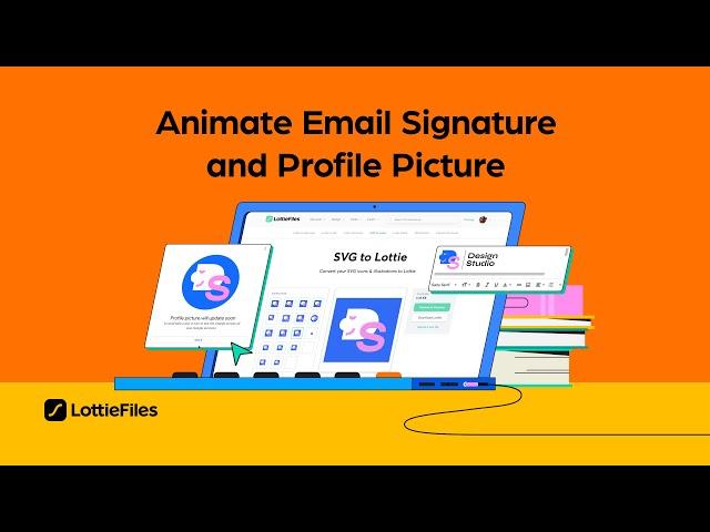 How to animate your email signature and Gmail profile picture