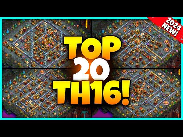 New BEST TH16 BASE WAR/TROPHY Base Link 2024 (Top20) Clash of Clans - Town Hall 16 Farm DEFENSE Base