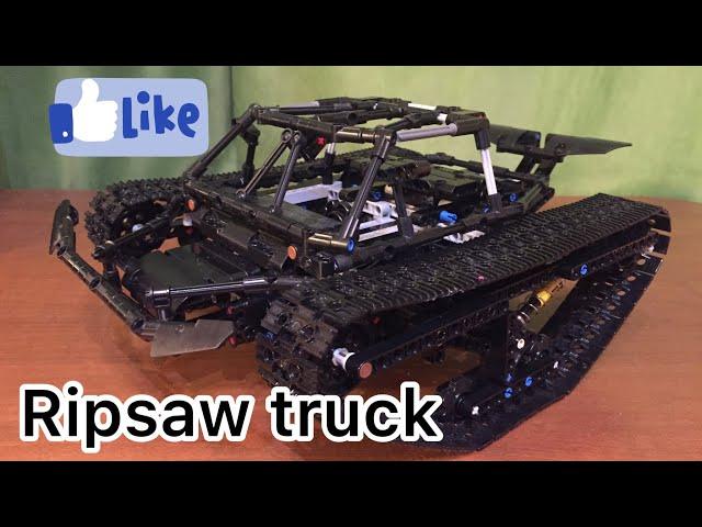 LEGO technic самоделка - гусеничный вездеход.