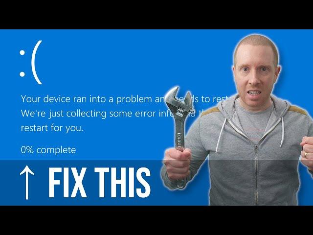 How to Fix a Blue Screen of Death on Windows 10 / 11