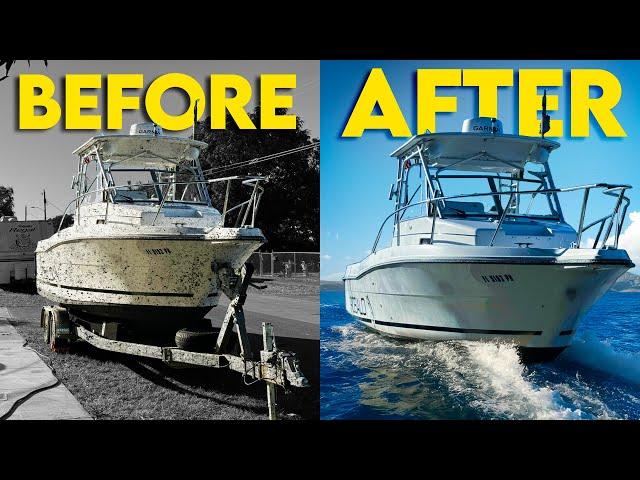 Rebuilding a $15,000 Facebook Marketplace Boat | FULL BUILD