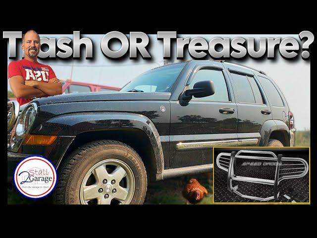 CHEAPEST eBay Grill Gaurd INSTALLED on Jeep Liberty!