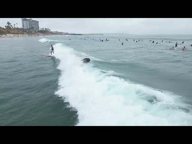 July 29 2023 Tourmaline Surf Park in Pacific Beach San Diego CA  Sunset Full Uncut Raw Drone Footage