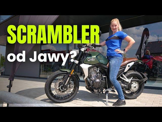 Jawa Scrambler 500 RVM - Jindřiška, první dojmy, káva v Motocentrum HK...