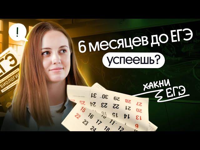 КАК ПОДГОТОВИТЬСЯ к ЕГЭ по БИОЛОГИИ за 6 МЕСЯЦЕВ?