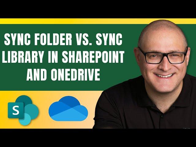 Sync folder vs.  Sync Library in SharePoint and OneDrive