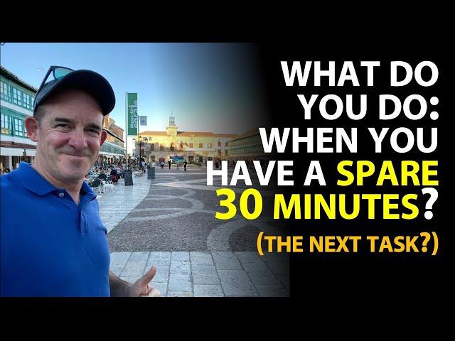 What do you do with a Spare 30 minutes? | Conor Neill | Leadership