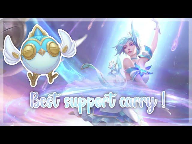 ꒰ Carrying with a «troll pick» ! 🩵 — Star Guardian Orianna Gameplay — Wild Rift ꒱