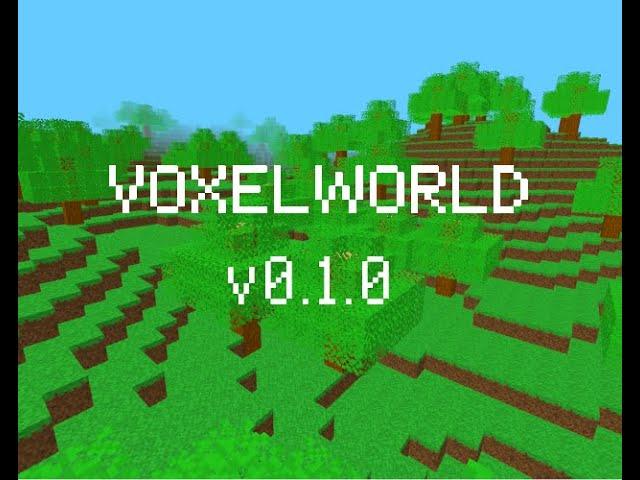 Voxelworld v0.1.0 Demo - A voxel game created using Rust and OpenGL