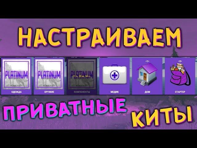 НАСТРОЙКА КИТОВ - ОФОРМЛЕНИЕ МЕНЮ KITS