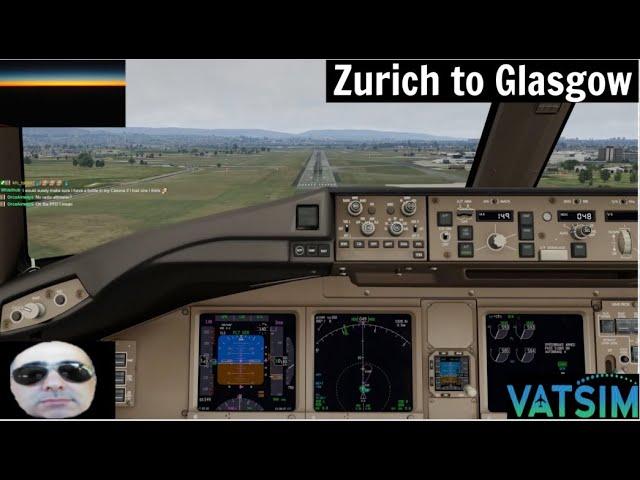 PMDG 777 Zurich to Glasgow