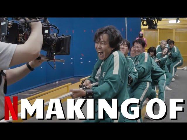 Making Of SQUID GAME Part 2 - Best Of Behind The Scenes, On Set Bloopers & Outtakes | Netflix