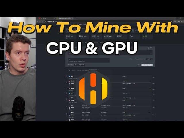 HIVEOS CPU and GPU in The SAME Flight Sheet - Step by Step Tutorial