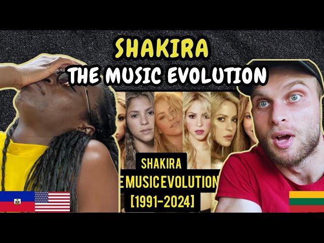 REACTION TO Shakira - The Music Evolution (1991-2024) | FIRST TIME WATCHING