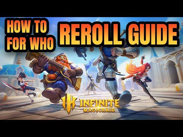 Infinite Magicraid : HOW TO REROL ! FULL GUIDE !! WHAT HEROES YOU NEED ?!?!