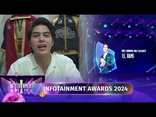 Memikat Banyak Hati, El Rumi Menangkan Most Charming Male Celebrity! | Infotainment Awards 2024