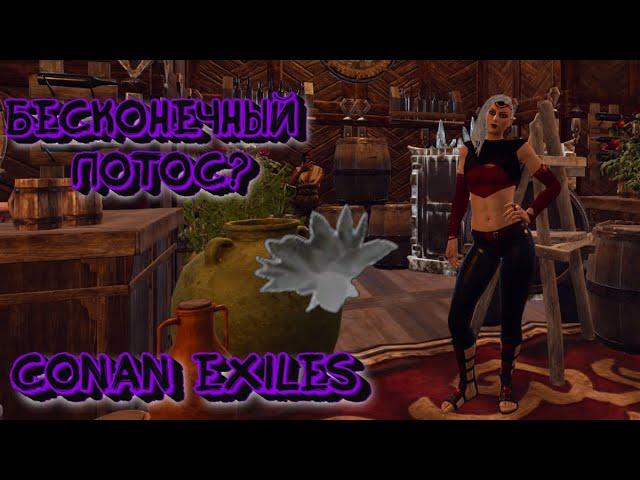 Где найти серый лотос? Бесконечный фарм. Conan Exiles