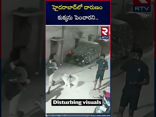 హైదరాబాద్‌లో దారుణం కుక్కను పెంచారని.. | Madhura Nagar Dog Incident | RTV